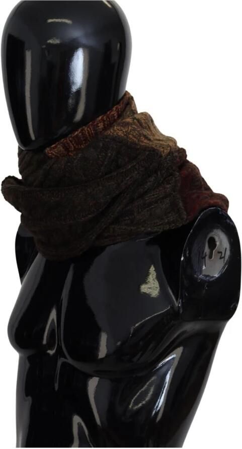 Dolce & Gabbana Multicolor Gebreide Heren Nek Wrap Sjaal Multicolor Heren