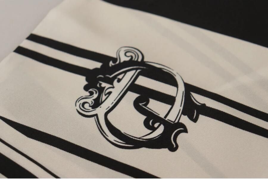 Dolce & Gabbana Luxe Zijden Gestreepte Heren Sjaal Multicolor Heren - Foto 3