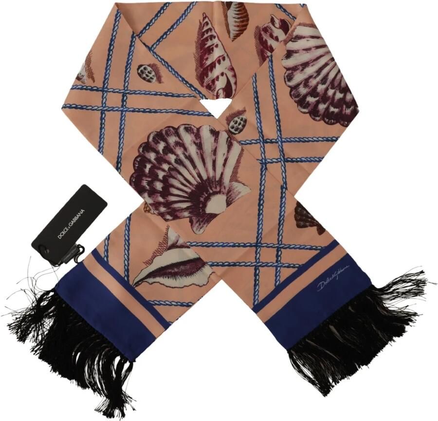 Dolce & Gabbana Luxe Zijden Sjaal Multicolor Heren - Foto 6