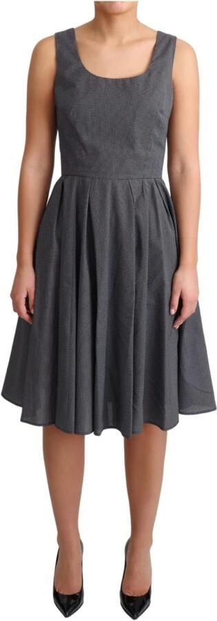 Dolce & Gabbana Veelzijdige Midi Jurk Hoogwaardig en Prachtig Ontworpen Black Dames - Foto 5