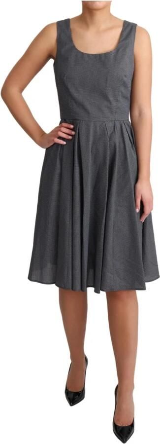 Dolce & Gabbana Veelzijdige Midi Jurk Hoogwaardig en Prachtig Ontworpen Black Dames - Foto 2