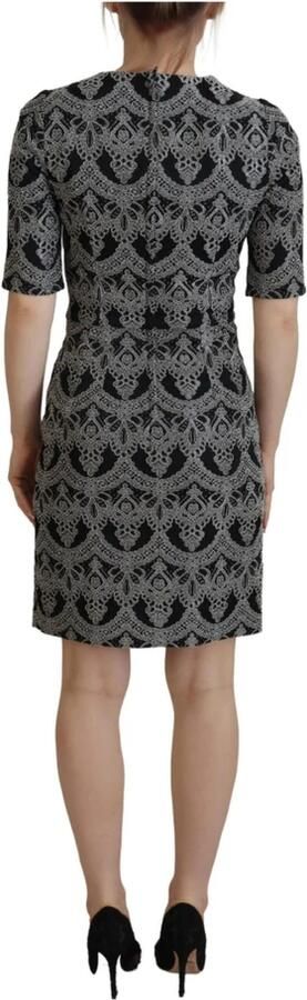 Dolce & Gabbana Luxe Jacquard Shift Bodycon Jurk Multicolor Dames - Foto 4