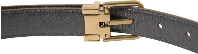 Dolce & Gabbana Metallic Gouden Leren Riem met Metalen Gesp Yellow Heren - Foto 3