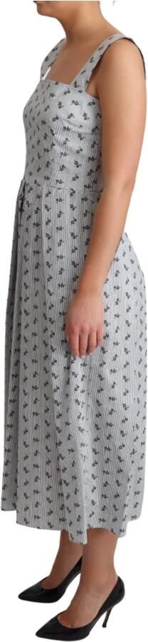 Dolce & Gabbana Comfortabele en stijlvolle katoenen jurk Gray Dames - Foto 4