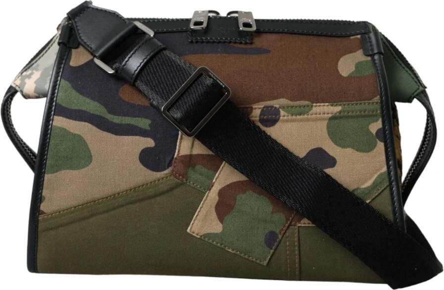 Dolce & Gabbana Multicolor camouflage patchwork schoudertas Multicolor Dames - Foto 7