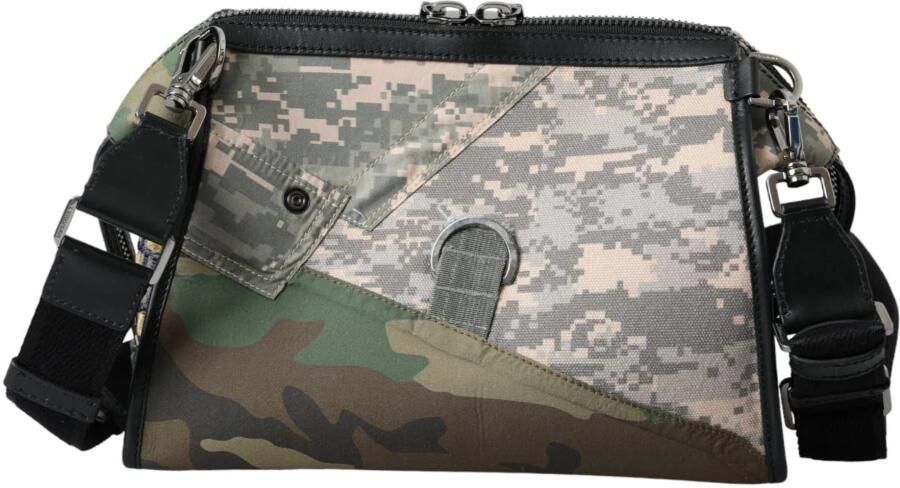Dolce & Gabbana Multicolor camouflage patchwork schoudertas Multicolor Dames - Foto 6