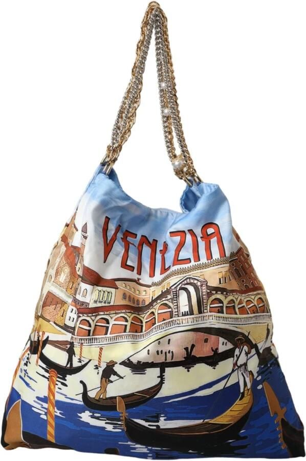 Dolce & Gabbana Multicolor Canvas Shopping Tote Tas Multicolor Dames - Foto 7