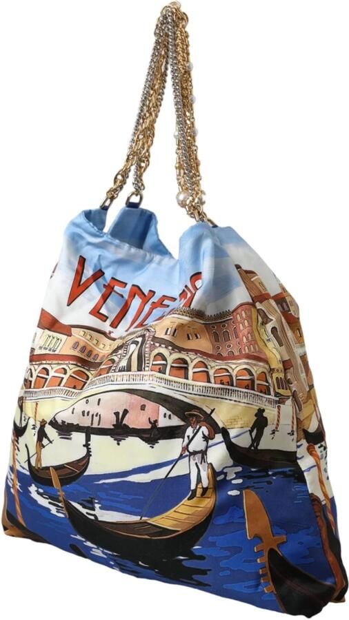 Dolce & Gabbana Multicolor Canvas Shopping Tote Tas Multicolor Dames - Foto 5