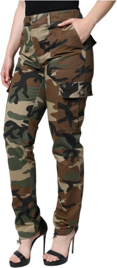 Dolce & Gabbana Multicolor Cargo Broek met Logodetails Multicolor Dames - Foto 3