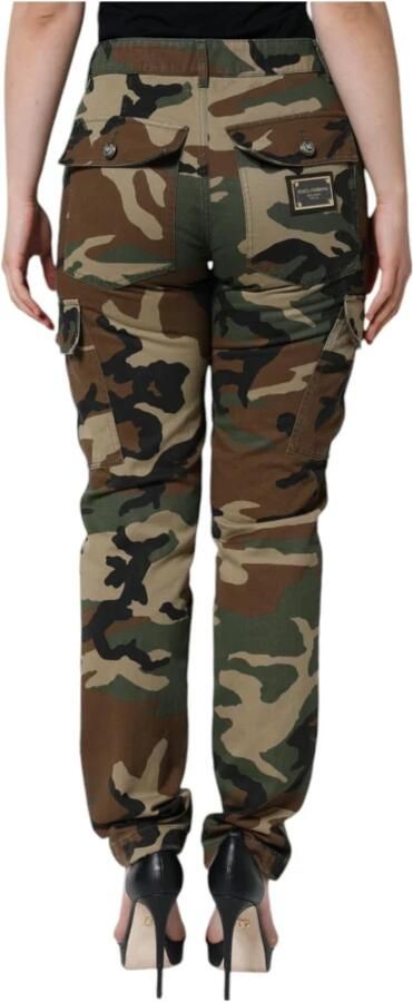 Dolce & Gabbana Multicolor Cargo Broek met Logodetails Multicolor Dames - Foto 4