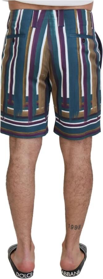 Dolce & Gabbana Multicolor Chino Shorts Regular Fit Multicolor Heren - Foto 7