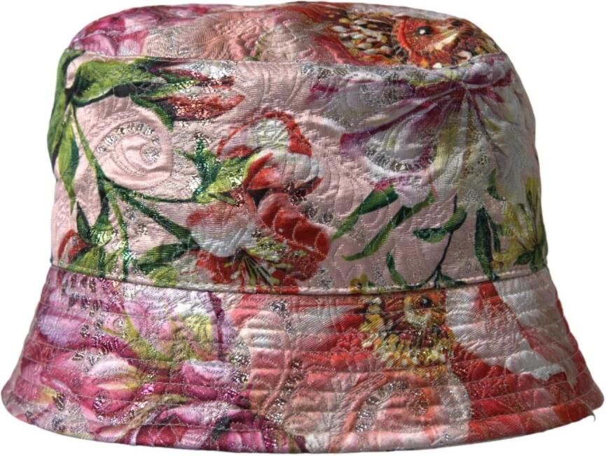 Dolce & Gabbana Multicolor Floral Jacquard Bucket Cap Multicolor Heren - Foto 5