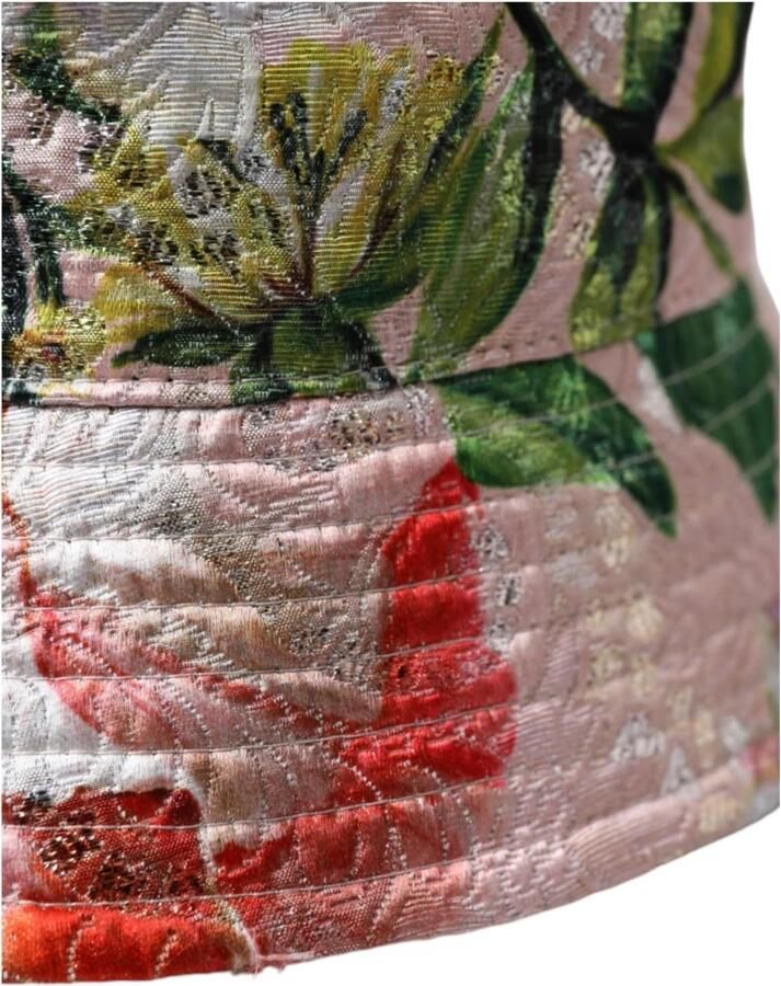 Dolce & Gabbana Multicolor Floral Jacquard Bucket Cap Multicolor Heren - Foto 4