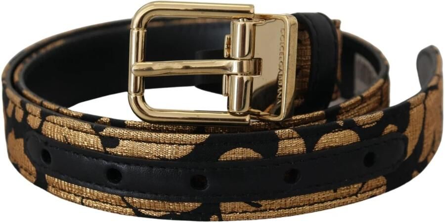 Dolce & Gabbana Multicolor Jacquard Logo Gesp Riem Multicolor - Foto 4