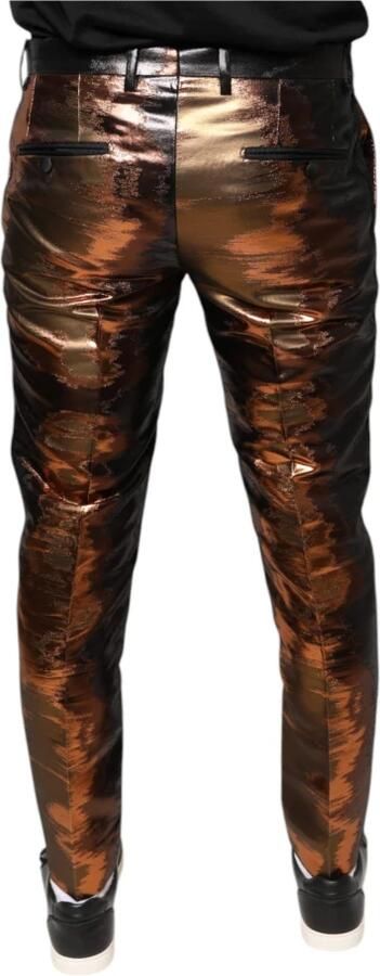 Dolce & Gabbana Multicolor Jacquard Regular Fit Pantalon Multicolor Heren - Foto 3