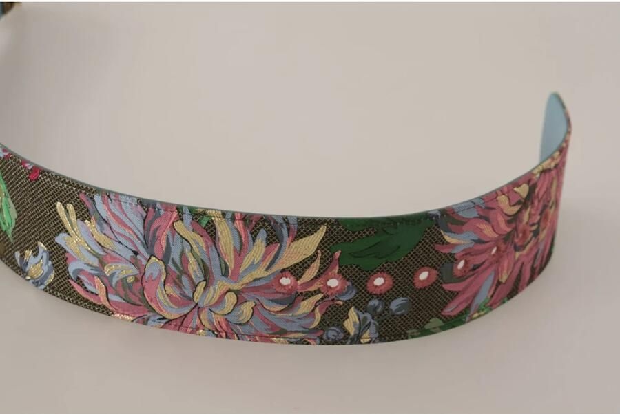 Dolce & Gabbana Multicolor Lederen Logo Gesp Riem Multicolor Dames - Foto 3