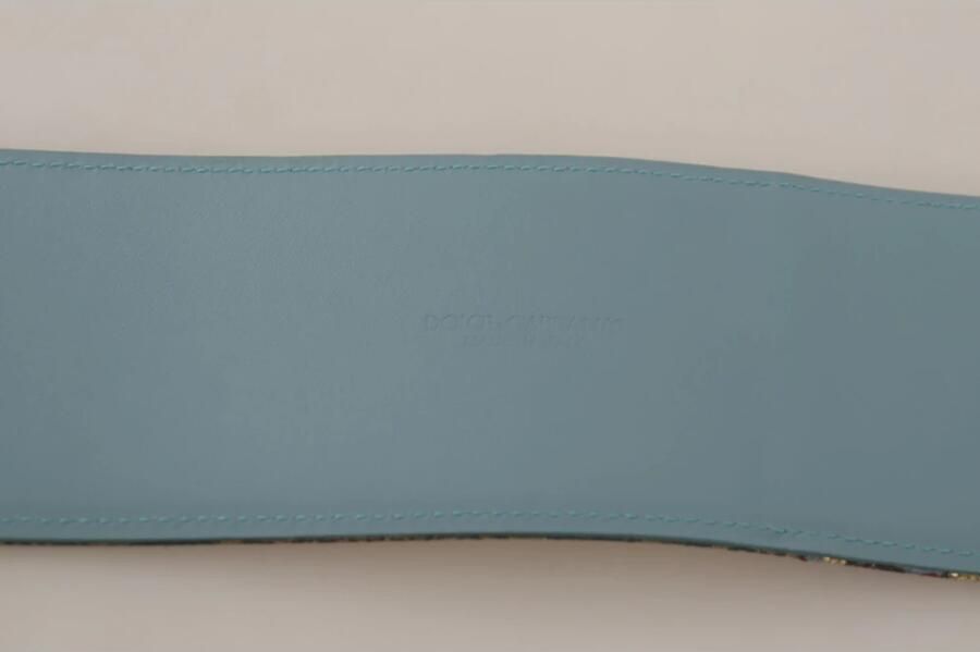 Dolce & Gabbana Multicolor Lederen Logo Gesp Riem Multicolor Dames - Foto 5