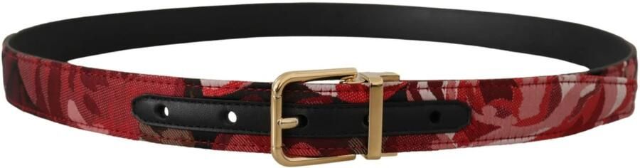 Dolce & Gabbana Levendig Multicolor Leren Riem met Gouden Gesp Multicolor Dames - Foto 3