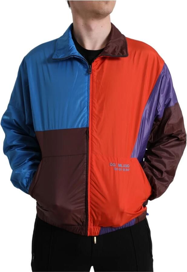 Dolce & Gabbana Multicolor Techno Windbreaker Jas Multicolor Heren - Foto 6