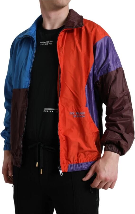 Dolce & Gabbana Multicolor Techno Windbreaker Jas Multicolor Heren - Foto 5