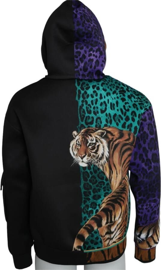 Dolce & Gabbana Tijger Animal Print Hoodie Multicolor Heren - Foto 4