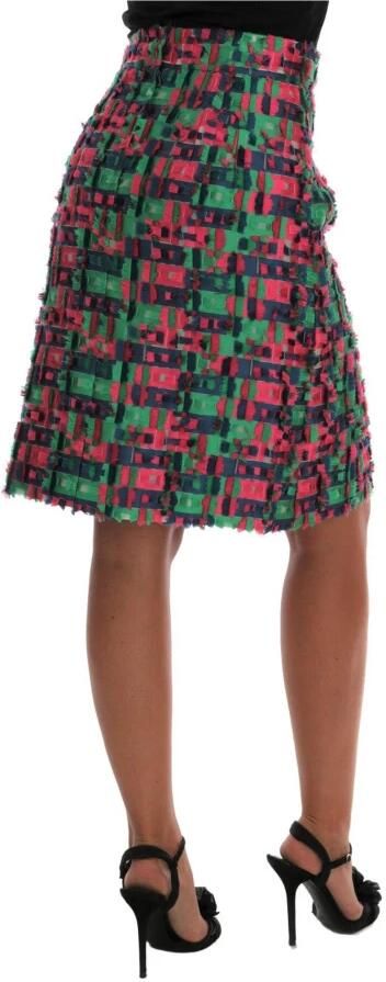 Dolce & Gabbana Multicolor Tweed Mini Rok Multicolor Dames - Foto 4