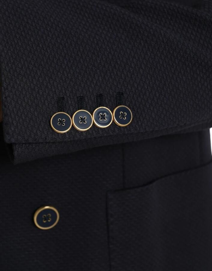 D&G Kostuum D&G Blazer met dubbele rij knopen getextureerd weefsel - Foto 6
