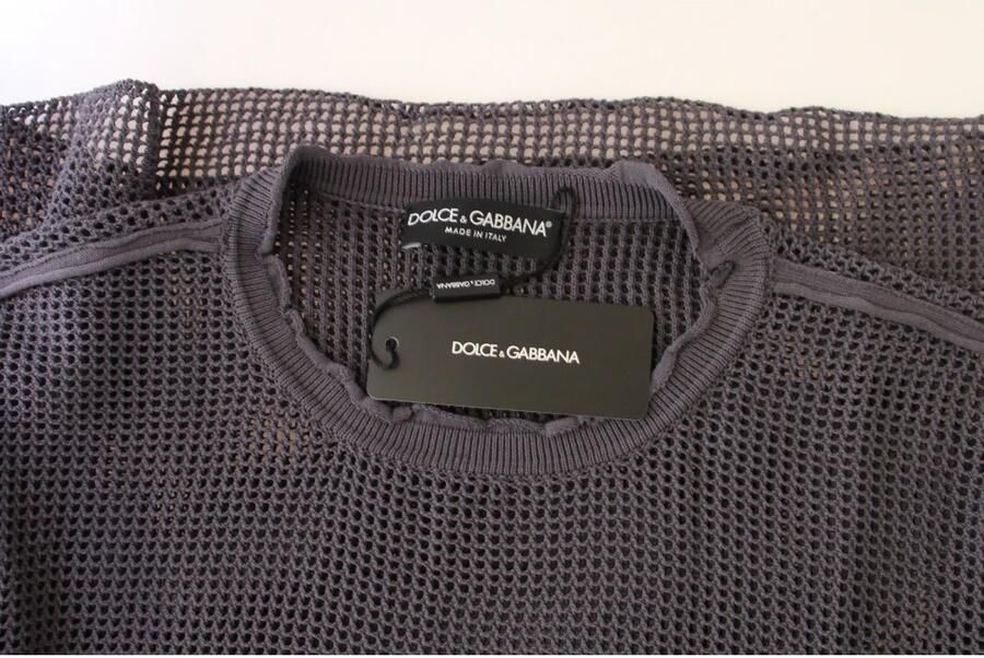 Dolce & Gabbana Elegante Paarse Trui Italiaans vakmanschap Purple Heren - Foto 4