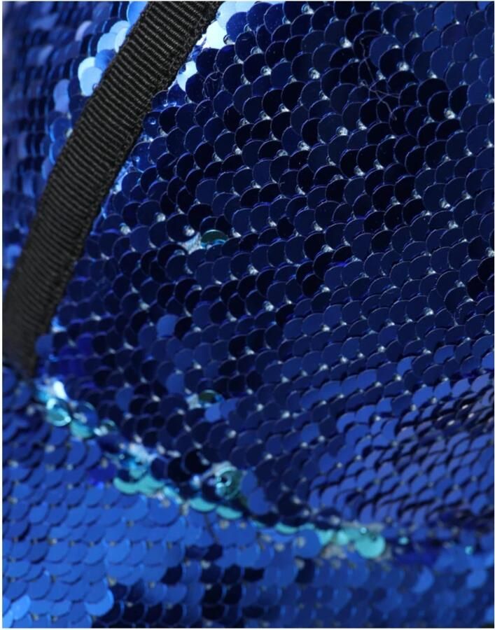 Dolce & Gabbana Blauwe Pailletten Baseballpet Mannen Blue Heren - Foto 2