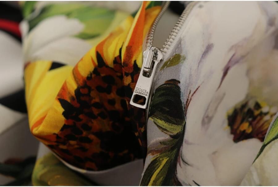 Dolce & Gabbana Multicolor Charmeuse Floral Sheath Jaquard Pachwork Dress Meerkleurig Dames - Foto 2