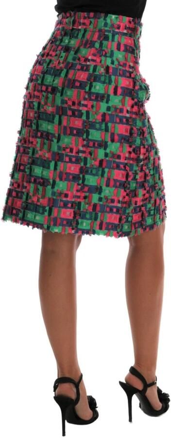 Dolce & Gabbana Multicolor Tweed Mini Rok Multicolor Dames - Foto 5
