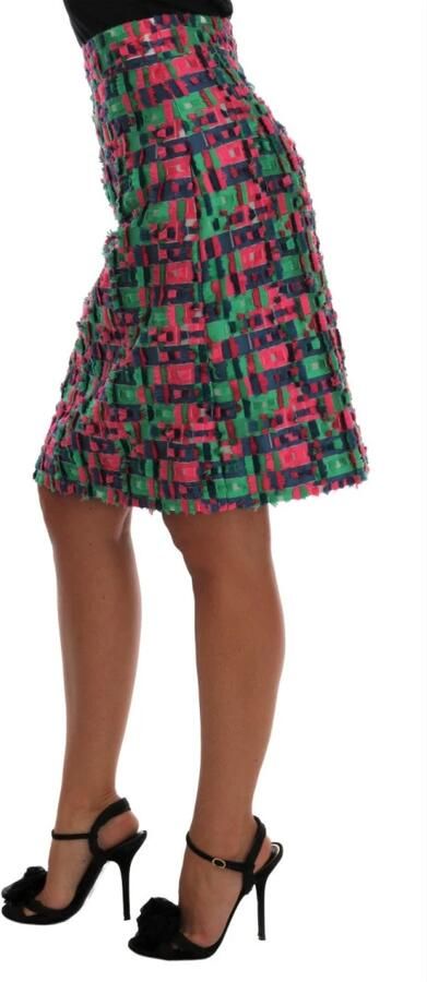 Dolce & Gabbana Multicolor Tweed Mini Rok Multicolor Dames - Foto 4