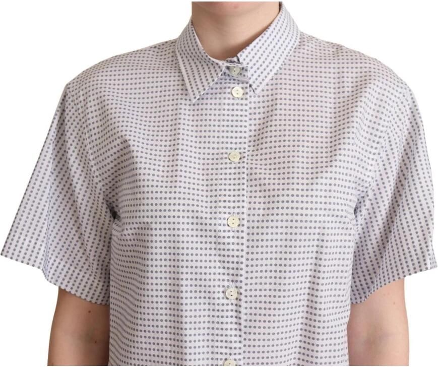 D&G Overhemd D&G Dolce Gabbana overhemd met korte mouwen en kraag