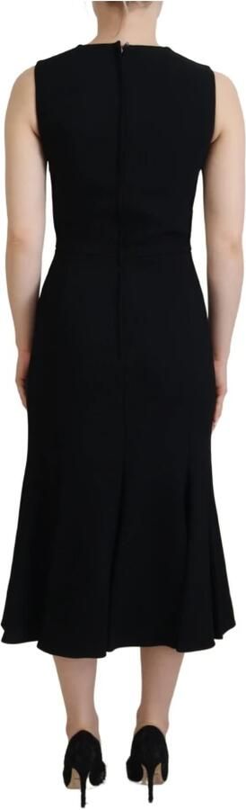 Dolce & Gabbana Prachtige Sheath Fit and Flare Jurk Black Dames - Foto 3