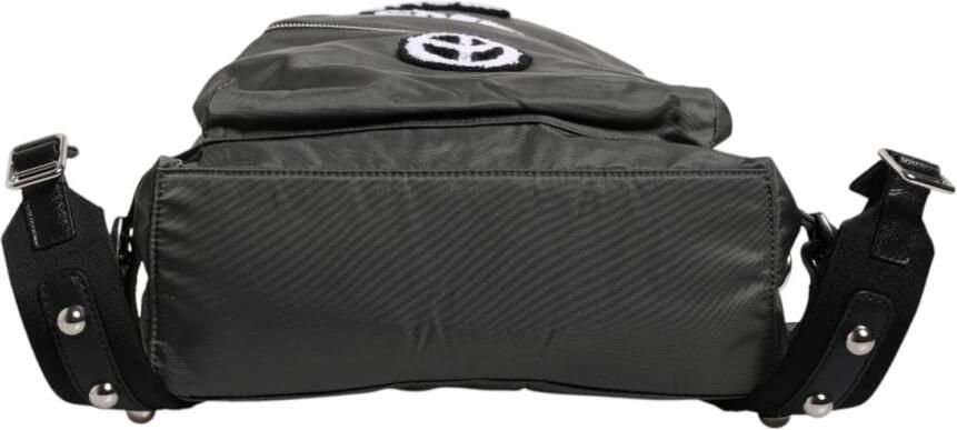 Dolce & Gabbana Prins Forever Rugzak met Logo Patches Gray Heren - Foto 4