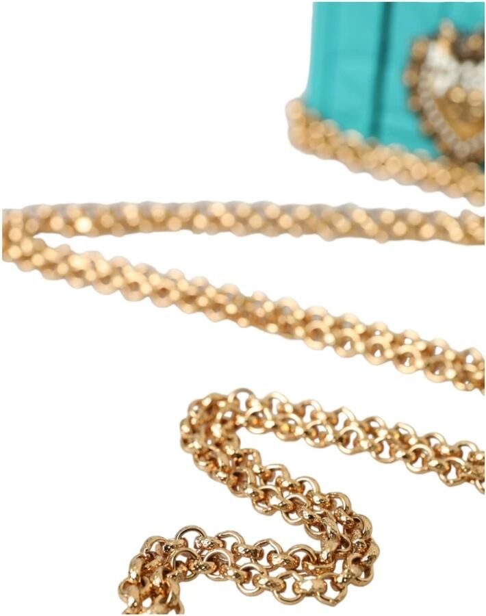 Dolce & Gabbana Turquoise Siliconen Hart Airpods Hoesje Multicolor Dames - Foto 5