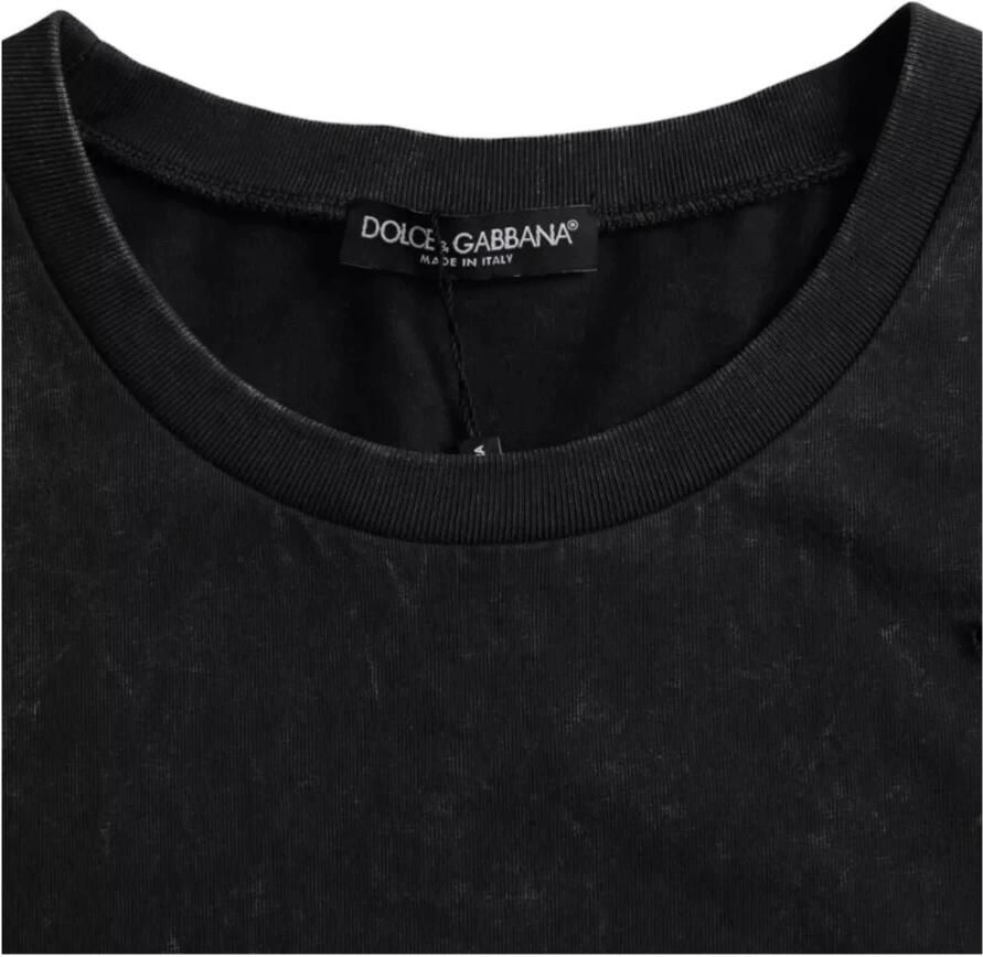Dolce & Gabbana Rock 'n' Roll Grafische Print T-Shirt Black Dames - Foto 2