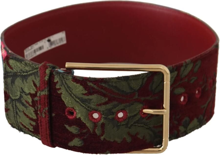 Dolce & Gabbana Multicolor Leren Riem met Gegraveerd Logo Multicolor Dames - Foto 5