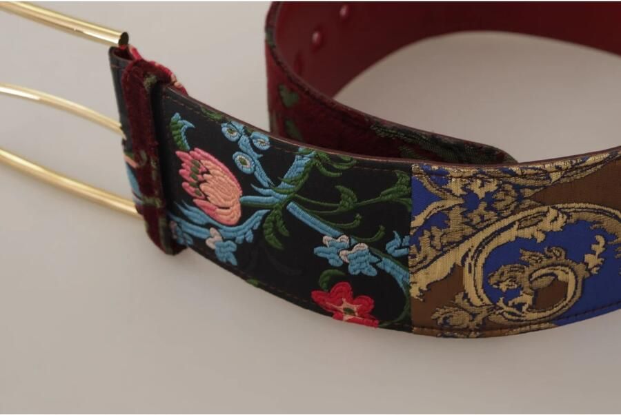 Dolce & Gabbana Multicolor Leren Riem met Gegraveerd Logo Multicolor Dames - Foto 2