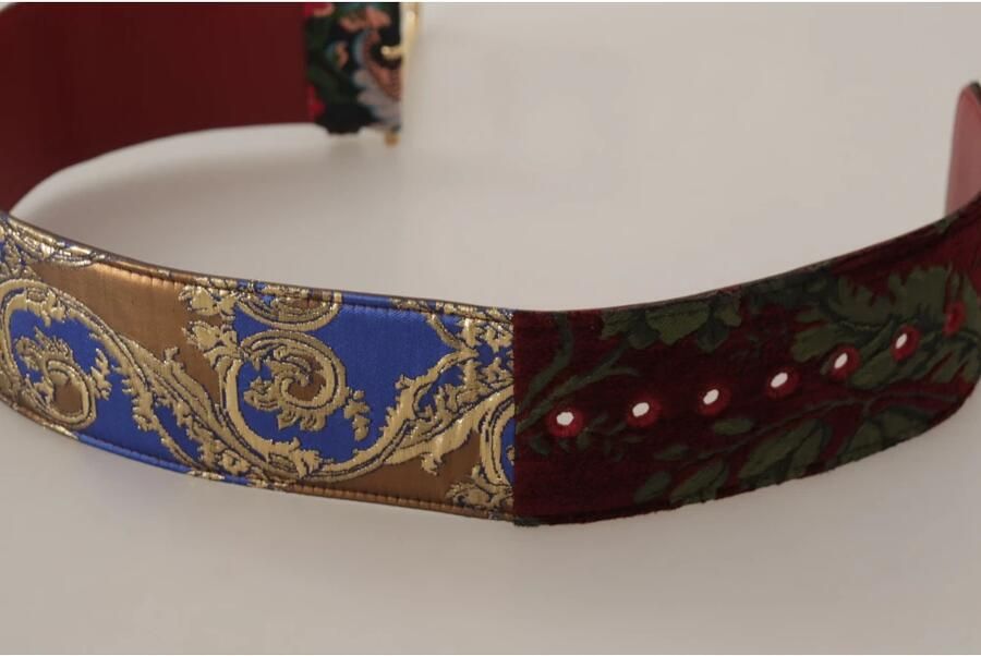 Dolce & Gabbana Multicolor Leren Riem met Gegraveerd Logo Multicolor Dames - Foto 3