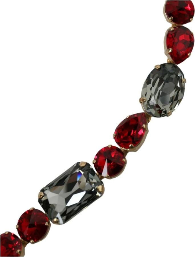 Dolce & Gabbana Rode kristallen gesp taille riem Red Dames - Foto 3