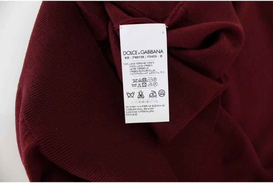 Dolce & Gabbana Rode Mouwloze Crewneck Vest Pullover Red Dames - Foto 2