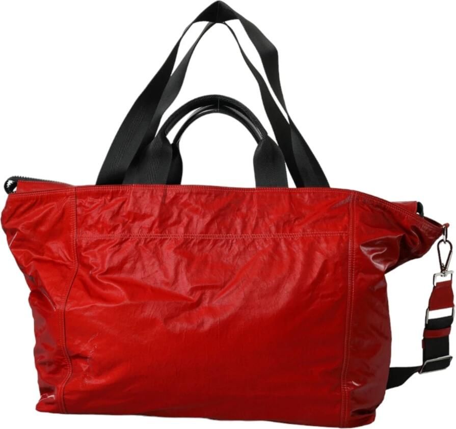 Dolce & Gabbana Blauwe Nylon-Kalfsleren Schoudertas Blue Heren