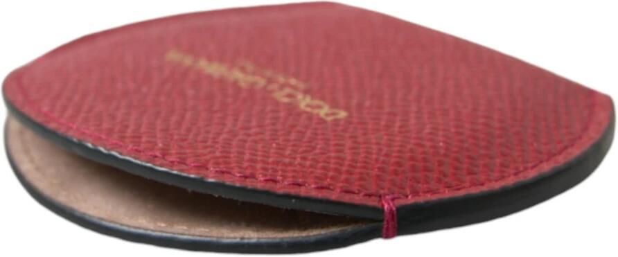 Dolce & Gabbana Rood Kalfsleer Handspiegel Houder Red Dames - Foto 6