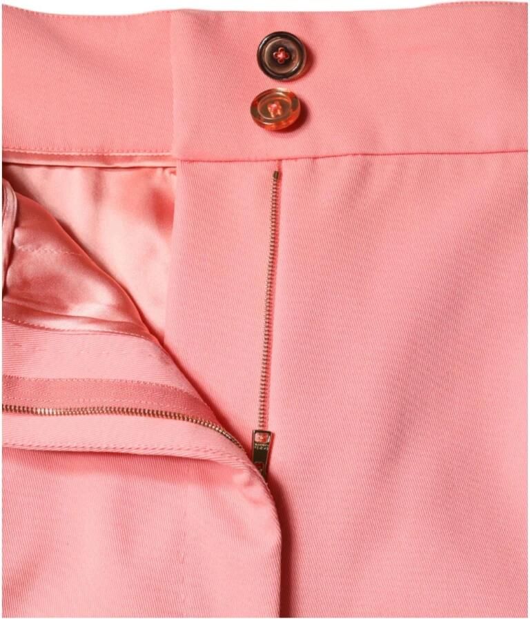 Dolce & Gabbana Rose Pink High Waist Tapered Pants Pink Dames - Foto 2