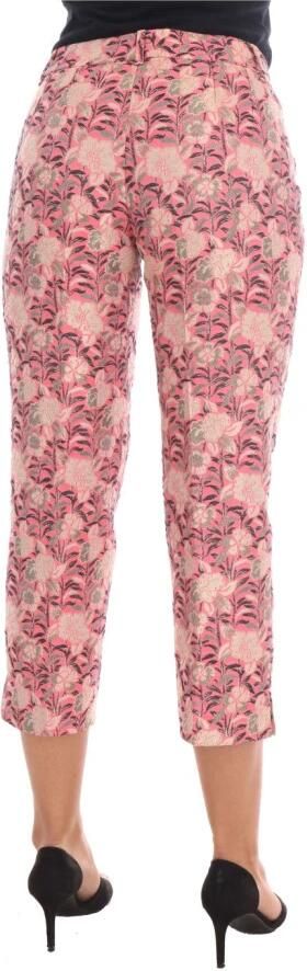 D&G Broek D&G Cropped broek met bloemenprint Classic Fit - Foto 6