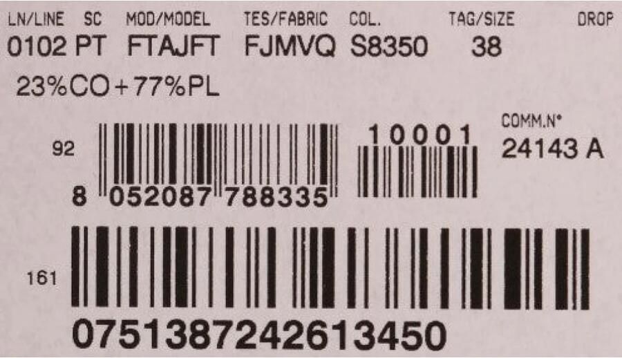 D&G Broek D&G Cropped broek met bloemenprint Classic Fit - Foto 4