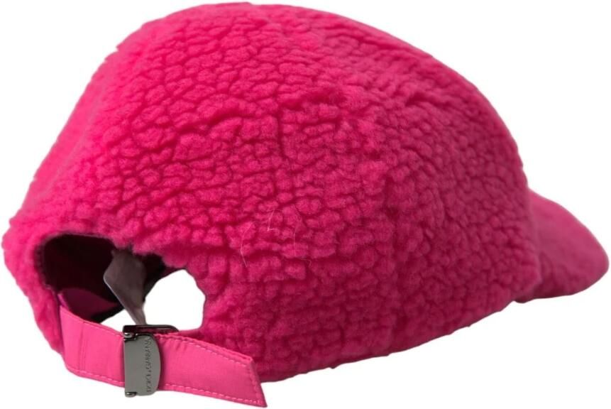 Dolce & Gabbana Roze Pluche Baseballpet Pink Heren - Foto 3