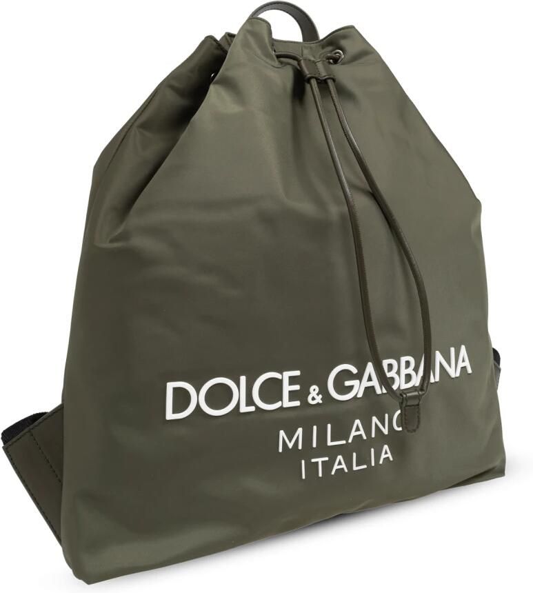 D&G Tas D&G Nylon rugzak met leren trekkoord en verstelbare schouderbanden - Foto 2