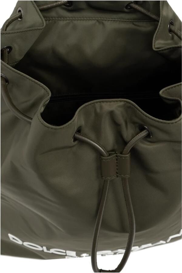 D&G Tas D&G Nylon rugzak met leren trekkoord en verstelbare schouderbanden - Foto 5